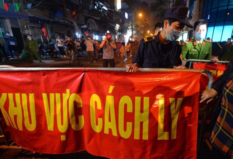 truc bach street ended its quarantine excepting 2 house no