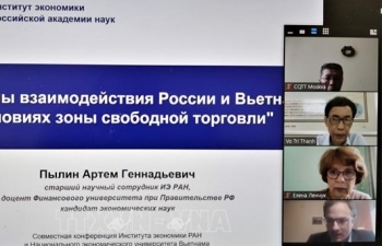 russias victory day marked by tree planting event