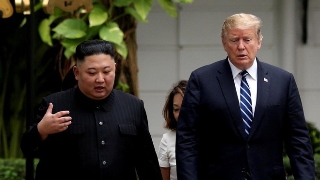 trump asks to fly kim back to north korea from hanoi bolton memoir