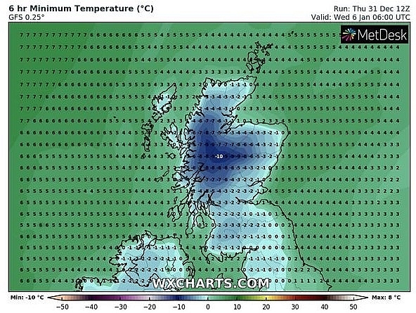 UK and europe weather forecast latest, january 2: snow showers with bitterly cold winds to hit the uk as temperatures plummet