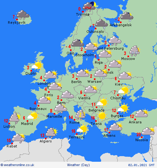 UK and europe weather forecast latest, january 2: snow showers with bitterly cold winds to hit the uk as temperatures plummet
