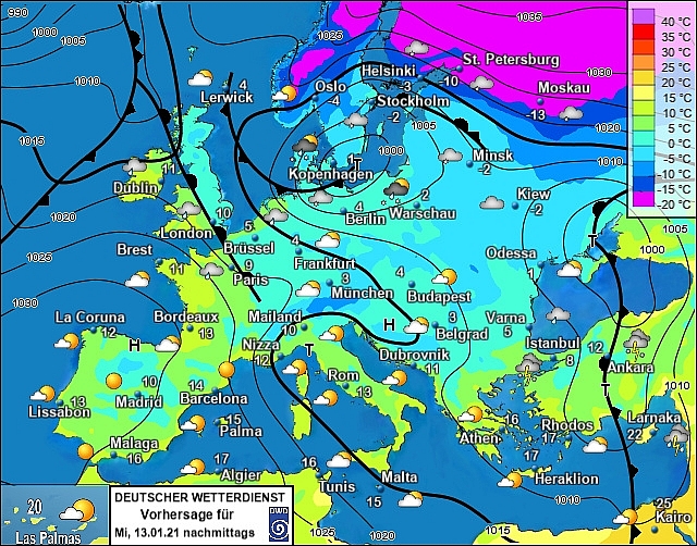 UK and europe weather forecast latest, january 13: low pressure brings extreme wintry conditions heavy snow