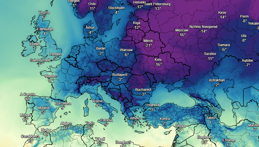 UK and europe weather forecast latest, january 17: powerful arctic bomb to prevail britain with heavy snowfall