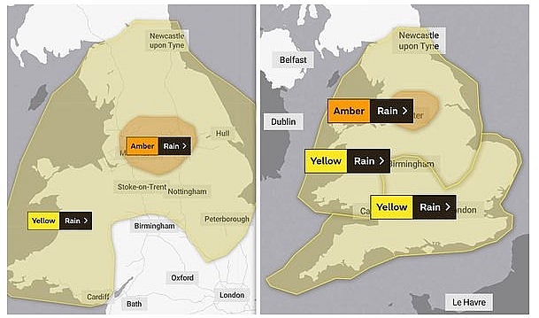 UK and Europe weather forecast latest, January 19: Flood warnings issued across much of the UK