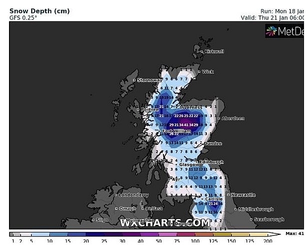 UK and Europe daily weather forecast latest, January 20: Heavy snow to hit with wintry conditions across the UK
