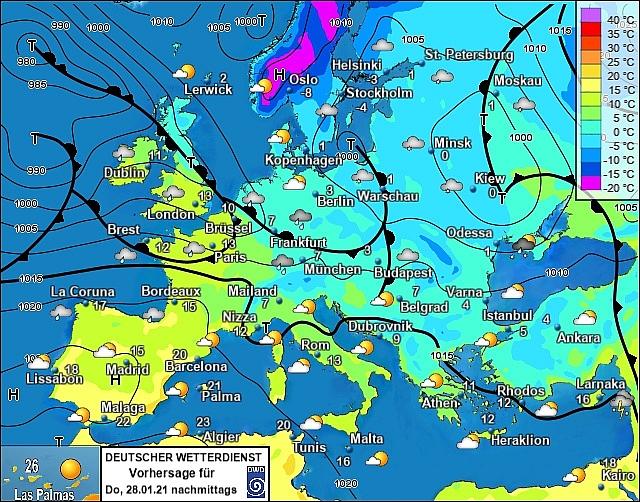 UK and Europe daily weather forecast latest, January 28: Low pressure brings freezing air and snowy conditions to northern parts of the UK