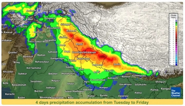 India daily weather forecast latest, February 2: Widespread snow or rain over north India and adjoining areas