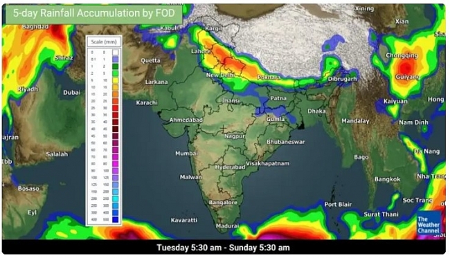 India daily weather forecast latest, February 3: Ten states and union territories placed under orange alert while more rainfall, snow to cover in days