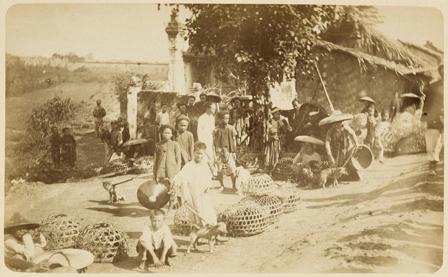 Old Vietnamese Market Through Black And White Photos Old Vietnamese Market Through Black And White Photos