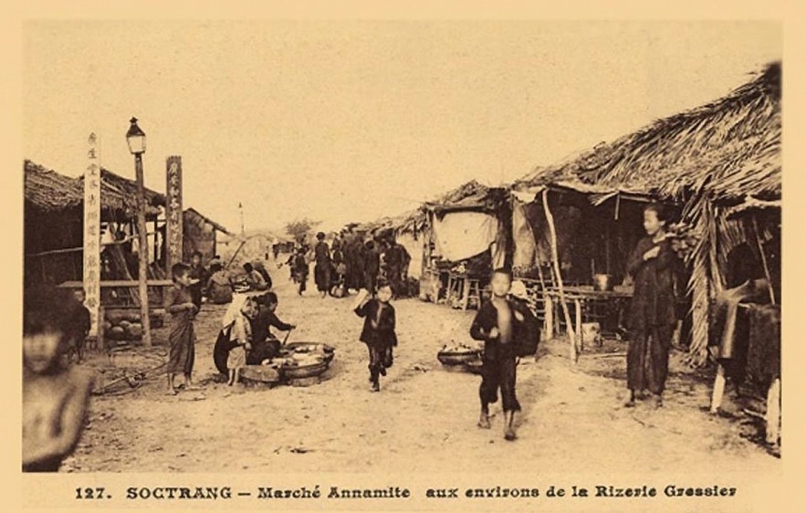 Old Vietnamese Market Through Black And White Photos Old Vietnamese Market Through Black And White Photos