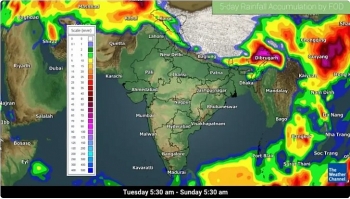 india daily weather forecast latest march 3 isolated rains and thunderstorms to cover assam ladakh sikkim