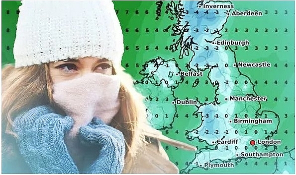 UK and Europe daily weather forecast latest, March 4: Colder, breezier weather with showery rain in the north spreading south across much of Britain