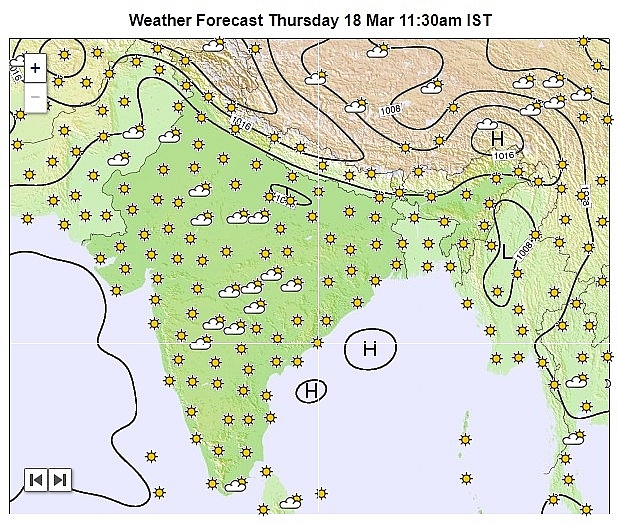 India daily weather forecast latest, march 18: scattered rain, snow and thunderstorms to cover jammu & kashmir, himachal, arunachal pradesh