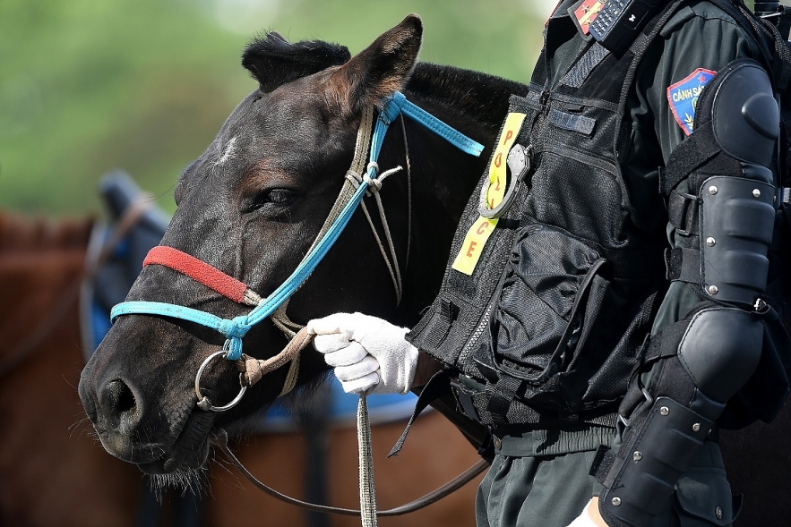 vietnams cavalry mobile police force makes debut