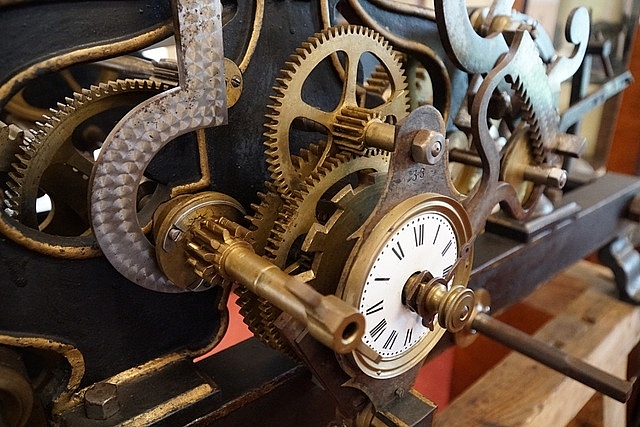 antique 19th century time machine one of a kind in hanoi
