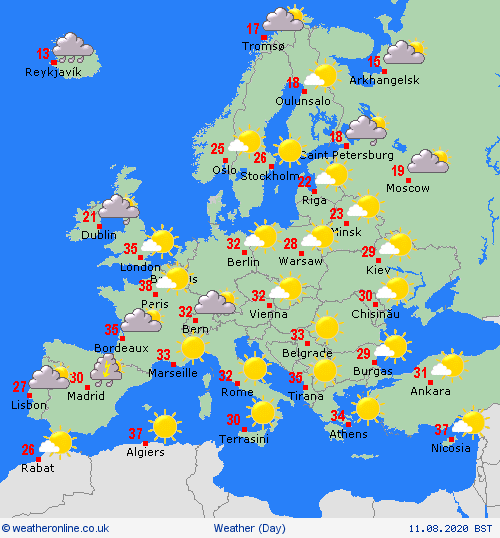 uk and europe weather forecast latest august 11 lightning storms to battle britain for days