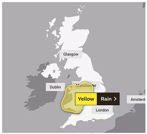 UK and Europe weather forecast latest, October 9: Heavy rain to drench Britain with thunder and hail