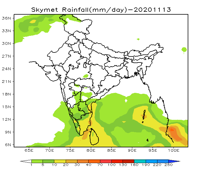 Latest India weather forecast, November 13: Thunderstorm with lightning to batter some isolated places