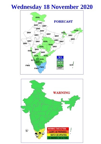 India weather forecast latest, november 18: winter chill to set in with a fall minimum temperature
