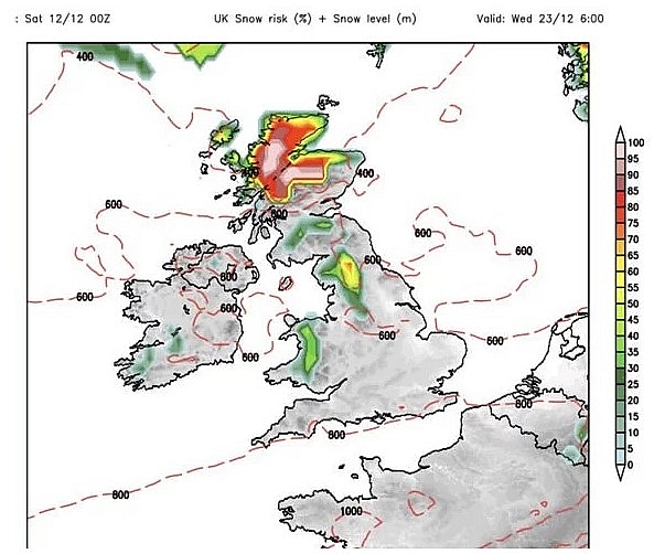 UK and europe weather forecast latest, december 14: fierce winds heavy downpours to bombard britain amid icy weather