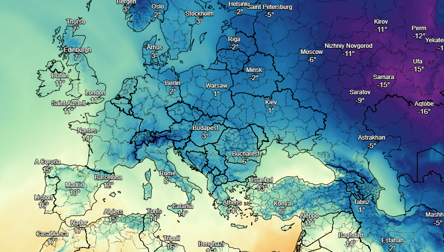 UK and europe weather forecast latest, december 14: fierce winds heavy downpours to bombard britain amid icy weather