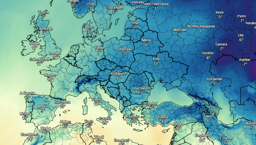 UK and Europe weather forecast latest, December 18: Conditions turn colder with snow over northern hills for Christmas
