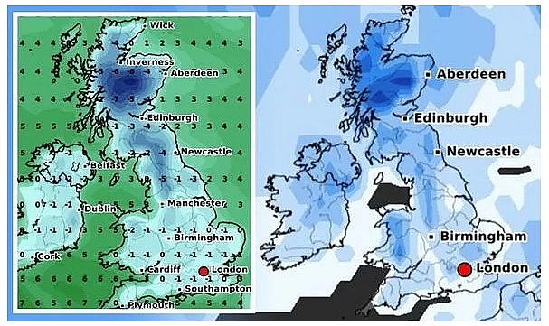 UK and Europe weather forecast latest, December 19: Snow fall to cover over the festival period in Britain