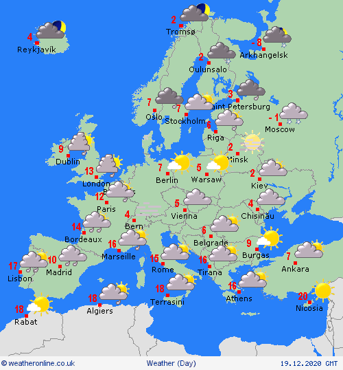 UK and europe weather forecast latest, december 20: heavy showers, thunder hailstorms sweep across the uk