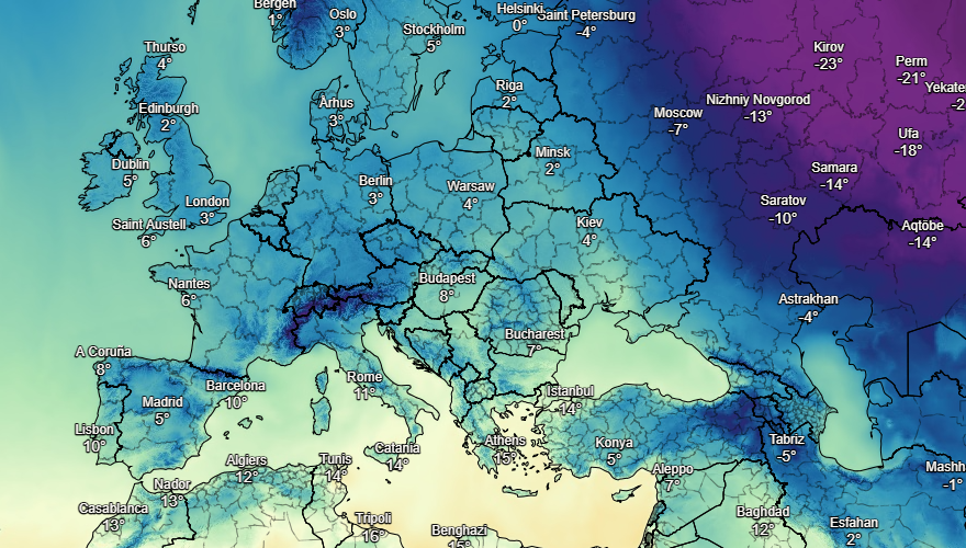 UK and Europe weather forecast latest, December 30: Snow showers smash Britain as temperatures continue to fall