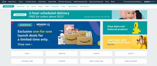 amazonsg partners with watsons giving prime members access to over thousands of daily essentials with same day delivery