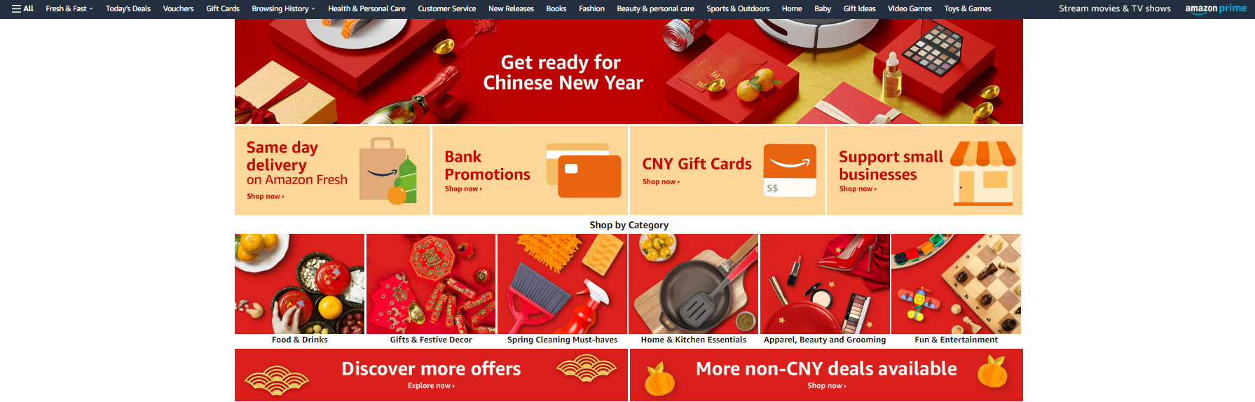 amazon singapore celebrates the year of the rabbit with up to 50 off on selected deal products this chinese new year