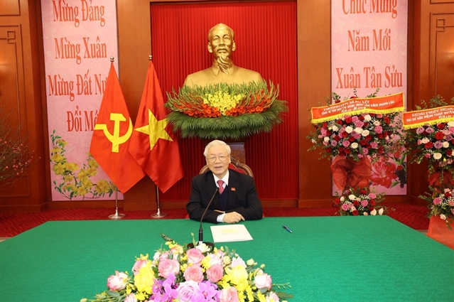 vietnam and laos top leaders hold phone talks