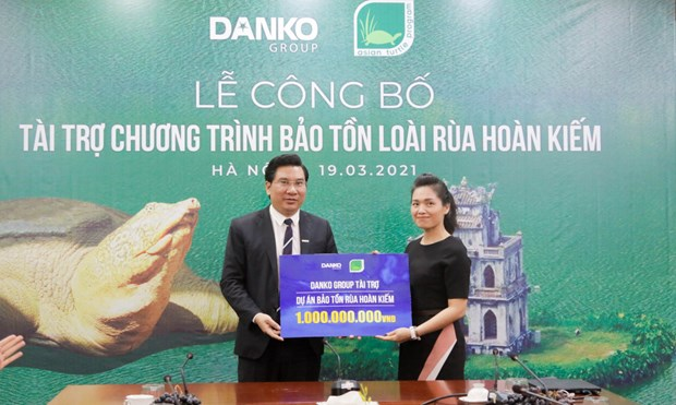 Danko Group's project funding for the legendary Hoan Kiem turtle protection