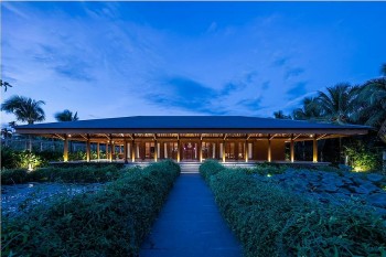First Wooden Architecture Made by Vo Trong Nghia, The Traditional Among Natural Landscape of A Modern Society