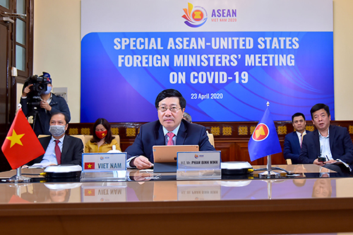 ASEAN and US'plan in the online Special ASEAN-US FM meeting strengthens public health cooperation