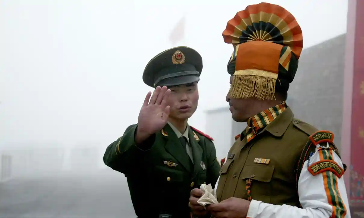 indian and chinese soldiers injured in cross border stone throwing fistfight