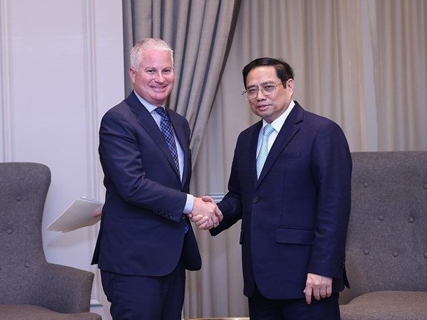 vietnamese pm receives leaders of us companies in new york