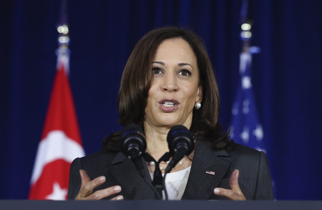 us vice president kamala harris says beijing continues to coerce in south china sea