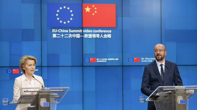 some disagreements dominate eu china summit