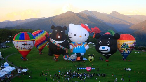 the 2021 taiwan international balloon festival ends in great success
