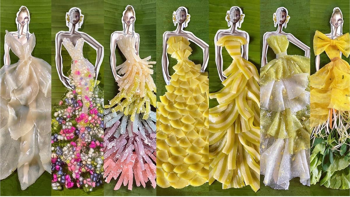 vietnamese fashion designer introduces southern cuisine through fashion made from specialities