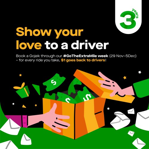 gojek celebrates three years in singapore goes the extra mile to support driver partners
