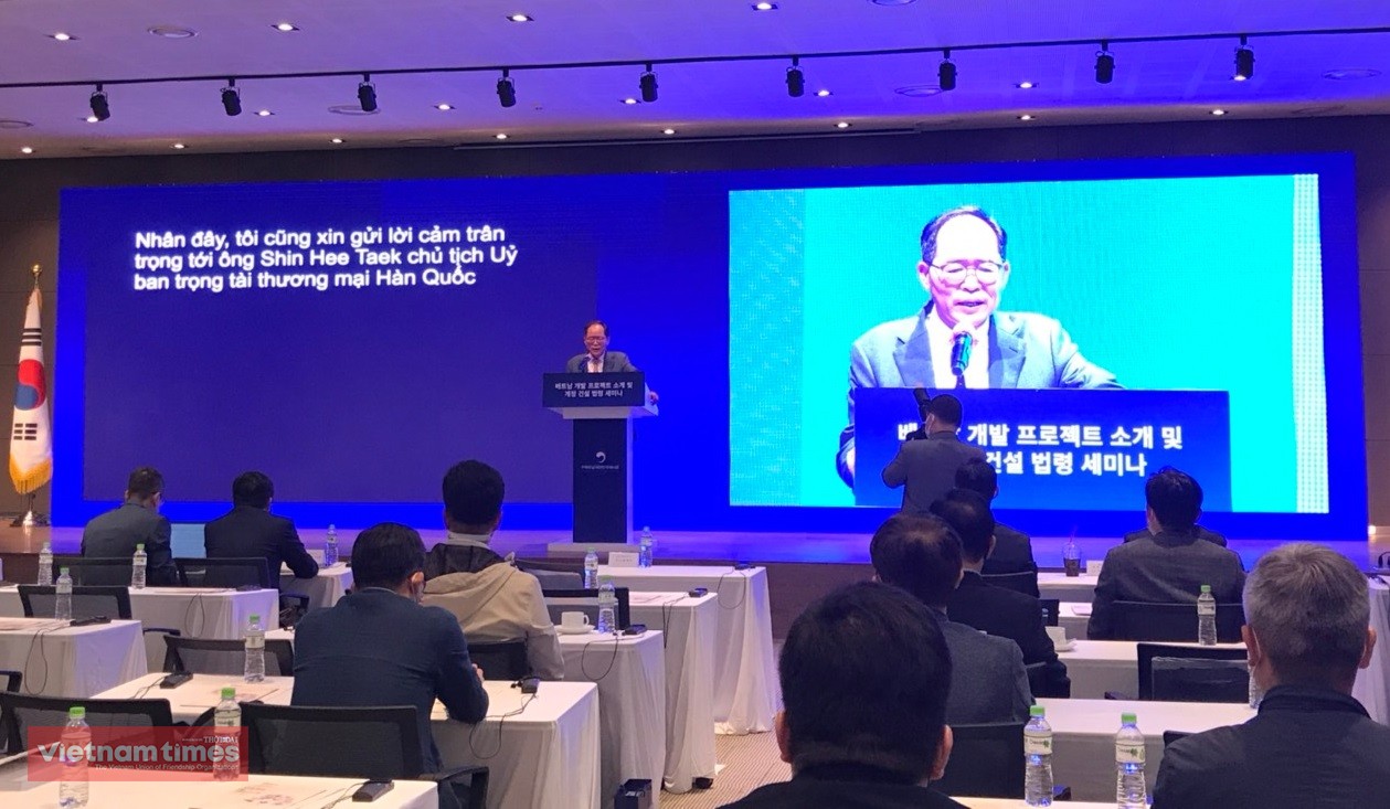 korean constructional enterprises discuss new amendments to vietnams construction law