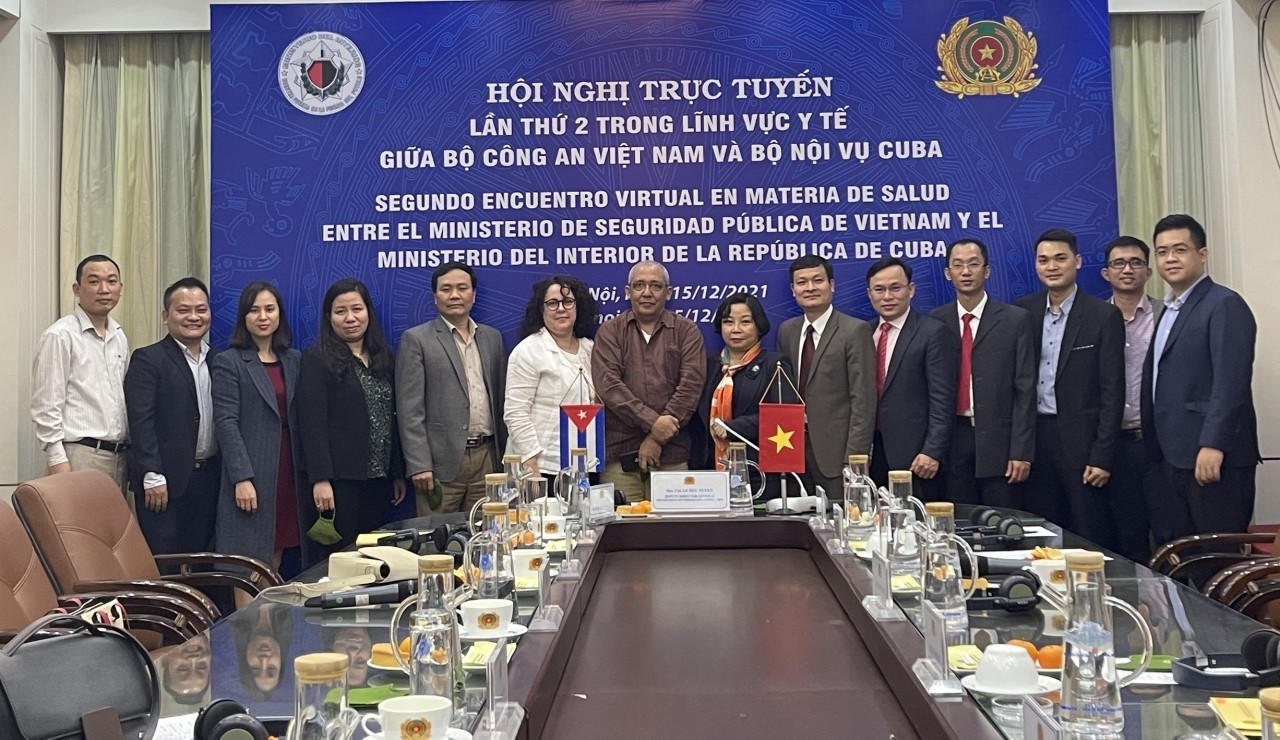 strengthening medical cooperation between vietnamese ministry of public security and cuban ministry of interior