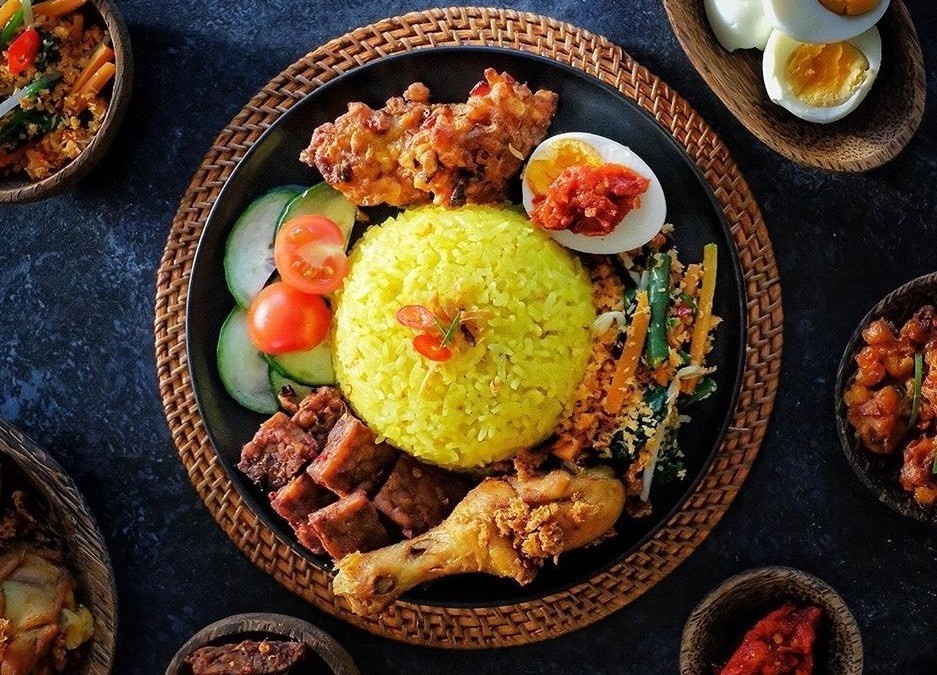 unique southeast asian cuisine made from rice