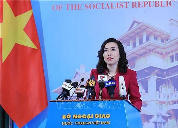 Spokeswoman of the Vietnamese Ministry of Foreign Affairs Le Thi Thu Hang. Photo: VNA