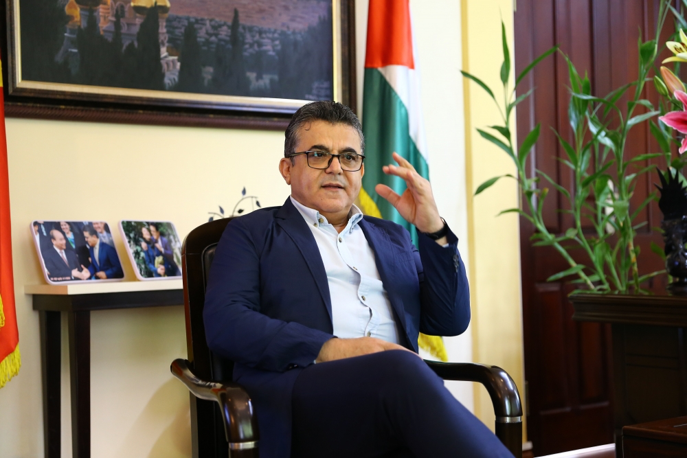 Palestinian Ambassador: Vietnam's 15th National  Assembly and People's Councils elections will  succeed