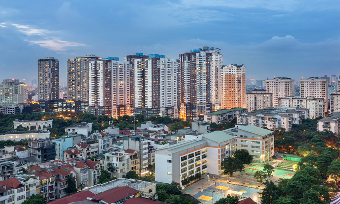 A view of Cau Giay District in Hanoi. Photo by Shutterstock/TuananhVu.