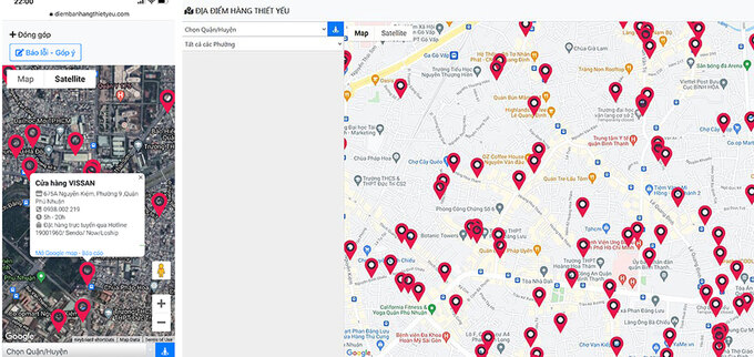 vietnamese create digital map of essential stores in hcm city video