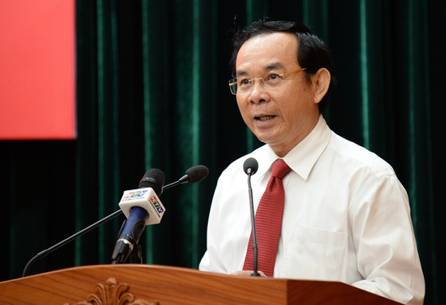 Secretary of HCM City Party Committee Nguyen Van Nen. Photo: VTV
